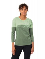 Vaude Womens Moab LS T-Shirt V - willow green