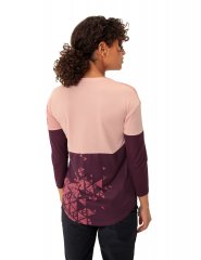 Vaude Womens Moab LS T-Shirt V - soft rose