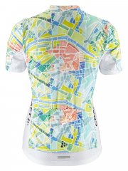 Craft ADV Endur Graphic Damen Radtrikot - white multi