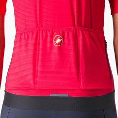 Castelli Espresso Damen Radtrikot - hibiscus