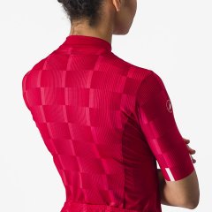 Castelli Dimensione Damen Radtrikot - persian red