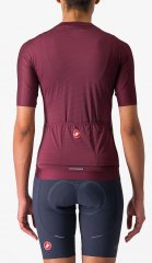 Castelli Espresso Damen Radtrikot - deep bordeaux