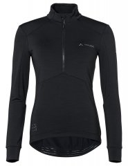 Vaude Kuro Halfzip LS Radtrikot Damen - black