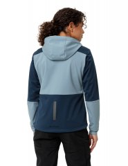 Vaude Womens Qimsa Hooded Softshell Jacket - dark sea