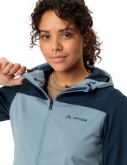 Vaude Womens Qimsa Hooded Softshell Jacket - dark sea