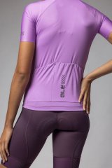 Al Color Block Lady Radtrikot - peonia