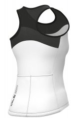 Al Color Block Lady Radtop - white