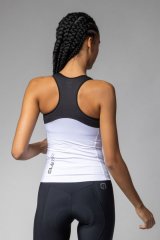 Al Color Block Lady Radtop - white