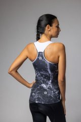 Al Marble Damen Radtop - black