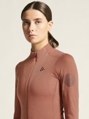 Craft Core Bike Essence Wool LS Jersey Damen - rosy