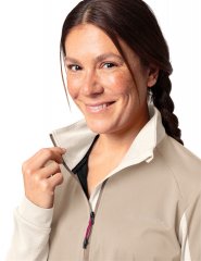 Vaude Yaras Damen Wind Pullover - ecru