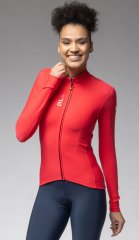 Al Pragma Fondo 3.0 Damen Radtrikot - melon