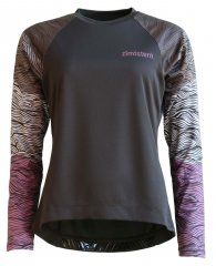 Zimtstern Braapz MTB Shirt LS Damen - pirate black