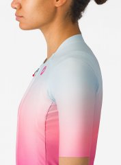 Castelli UPF Damen Radtrikot - winter sky / violett pink