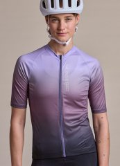 Maloja SchneckM Radtrikot Damen - deep black rainbow